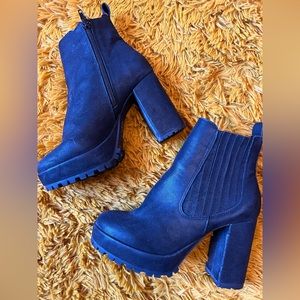 Platform booties